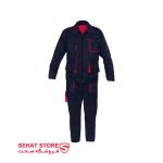 لباس کار طرح ست ورک قرمز سرمه ای