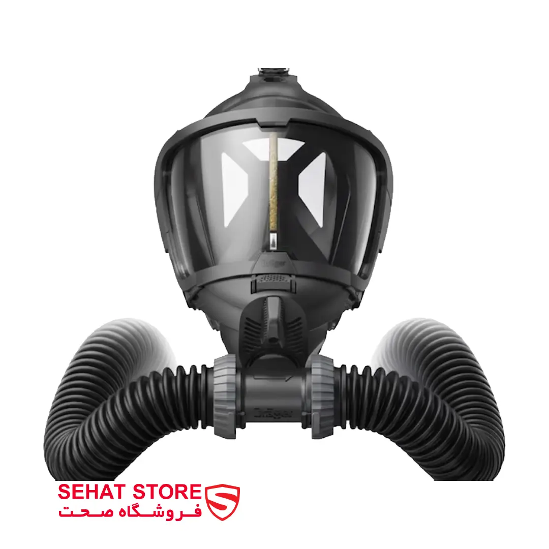 ماسک تمام صورت دراگر مدل Dräger FPS 7000 روی ست تنفسی 2 محصولات فروشگاه صحت