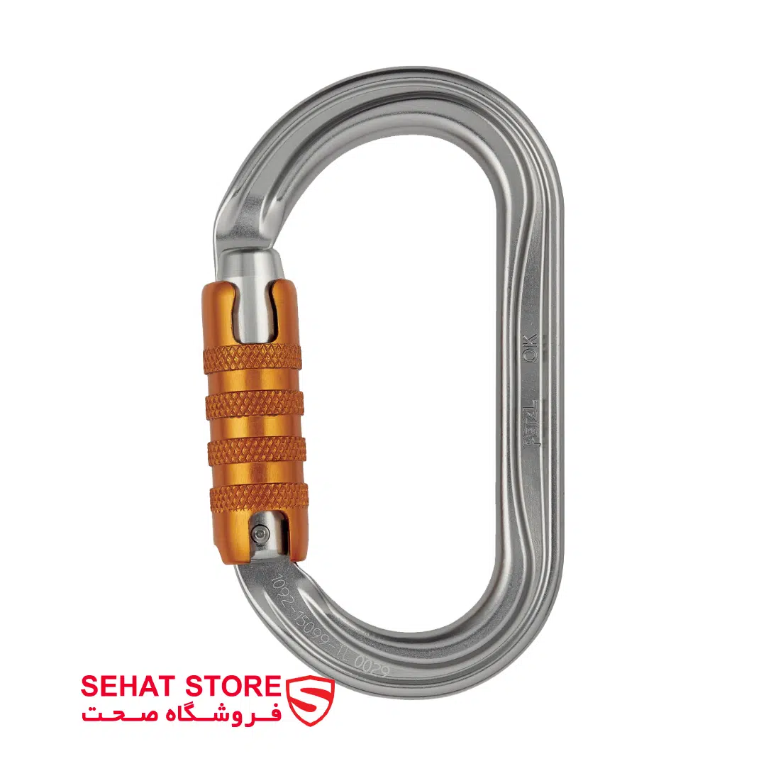 کارابین اتومات پتزل مدل Petzl OK oval carabiner M33A TL محصولات فروشگاه صحت